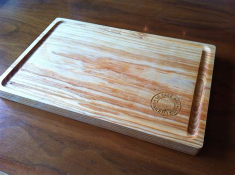 Plato Tabla Madera Carnes Asado X Cm Jgo Pzas C Logo