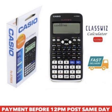 Casio Scientific Classwiz Calculator Fx 570ex 552 Functions Oem Shopee Malaysia