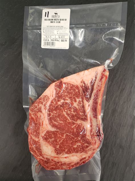 Australian Wagyu Silver Bi Ribeye Steak 11 Browns Top Shelf Meats