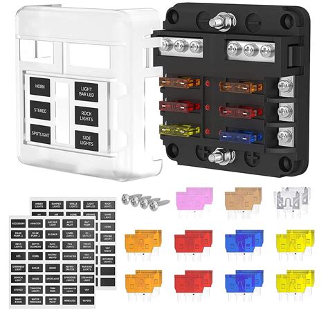 Amazon Volt Fuse Block Waterproof Boat Fuse Panel With Led