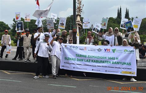 Gebyar Tarhib Ramadhan BAZNAS Banyumas Nikmat Berzakat Tentramnya