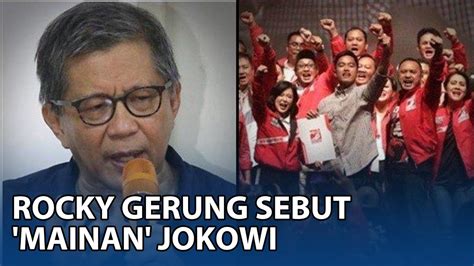 Kaesang Jadi Ketua Umum PSI Rocky Gerung Sebut Mainan Jokowi Setelah