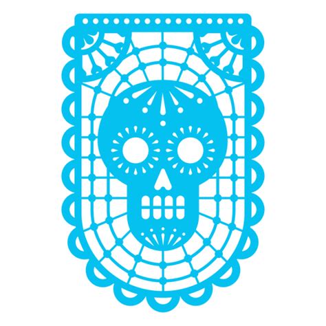 Papel Picado Style Vector Illustrations And Merch Designs