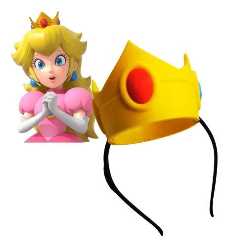 Corona Princesa Peach Película Mario Para Cosplay Disfraz Meses sin