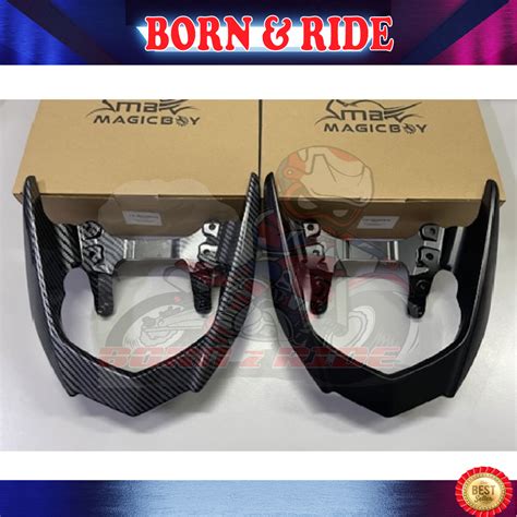 BORN RIDE Magic Boy Seat Bar Spoiler Honda RSX RSX150 Carbon Black