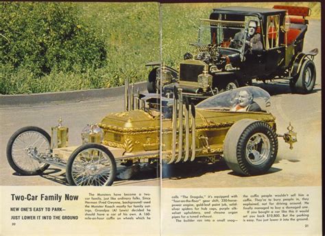 1965 Tv Guide Article The Munsters Munster Mobile Herman Grandpa Tv