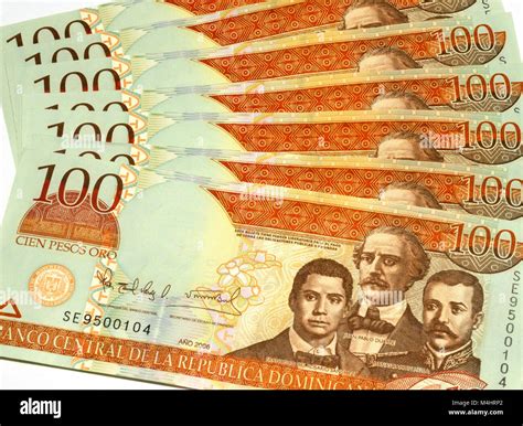 Dominican Republic Currency Bank Notes Stock Photo - Alamy