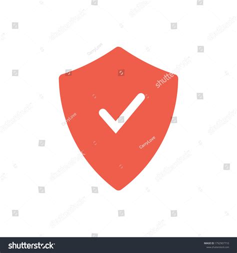 Security Shield Icon Shield Checkmark Middle Stock Vector Royalty Free 1792907710 Shutterstock