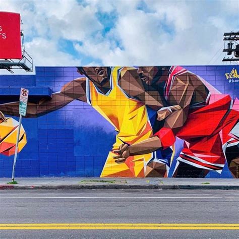 Kobe Gianna Bryant Murals On Instagram Happy Birthday Michael