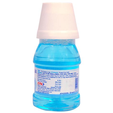 Hexidine Antiseptic Antiplaque Mouthwash Ml Price Uses Side