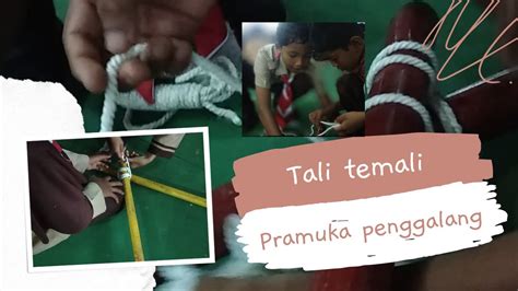 Mengenal Tali Temali Simpul Dan Ikatan Pramuka Penggalang Sd Youtube