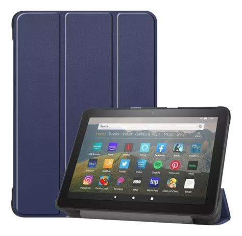 Funda Para Amazon Fire Hd Hd Plus Y Smart Azul Meses Sin