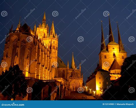 Erfurt Cathedral Germany stock photo. Image of tourism - 5314980