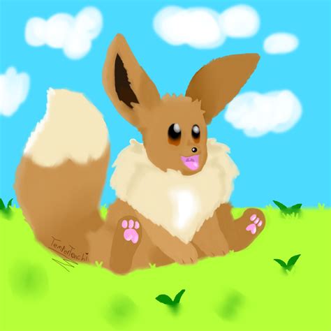 Eevee Fanart by TemperTenchi on DeviantArt