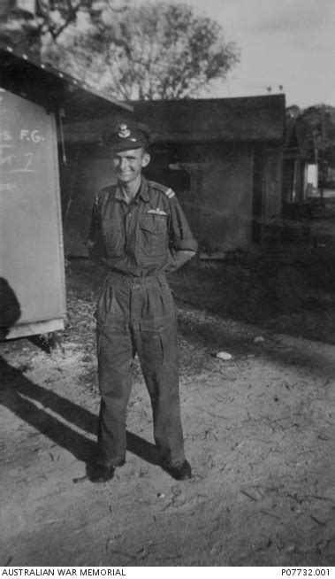 Informal Outdoor Portrait Of 429742 Flying Officer FO Frank Robinson