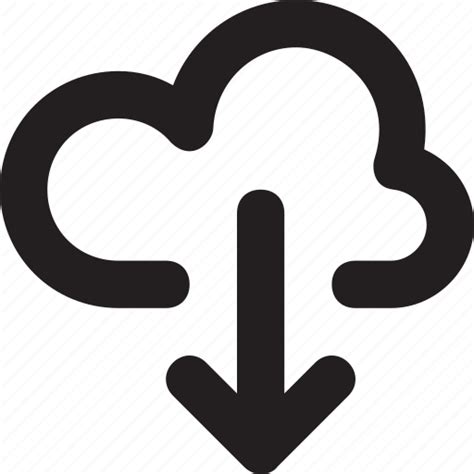 Arrow Cloud Computing Cloud Download Downloading Icloud Icon