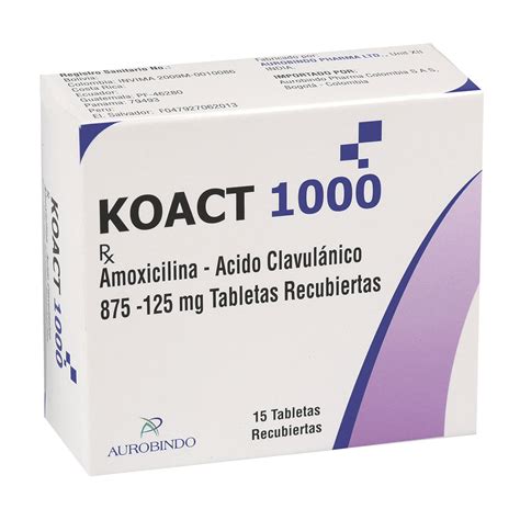 Koact 1000 875 Mg 125 Mg Tableta Recubierta Theme Farmacias Theme