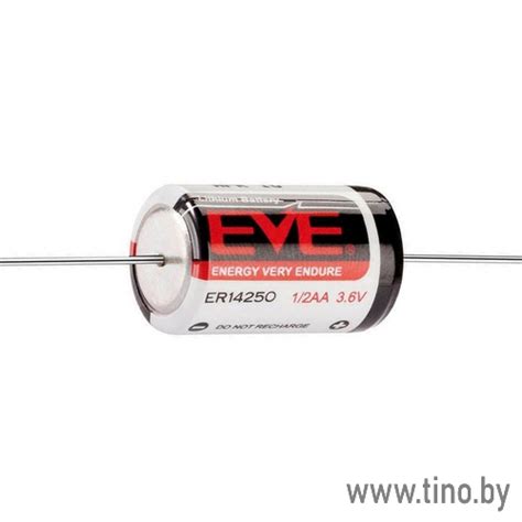 Литиевая EVE ER14250 с выводами 1/2AA 3,6V