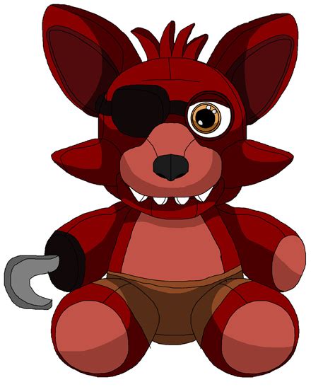 Unwithered Foxy Plush by JohnV2004 on DeviantArt