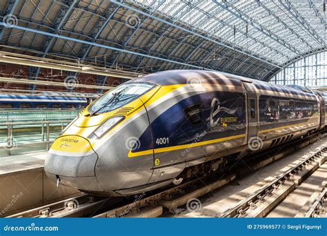 A Eurostar High Speed Train At Full Speed In The Countryside Wit Editorial Photo | CartoonDealer ...