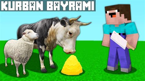 KURBAN BAYRAMINDA İNEK KESİYORUZ Minecraft YouTube