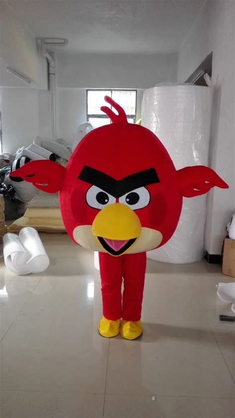 2014 New Lasting Angry Red Bird Mascot Costume Mascot Costume Free Shipping-in Anime Costumes ...