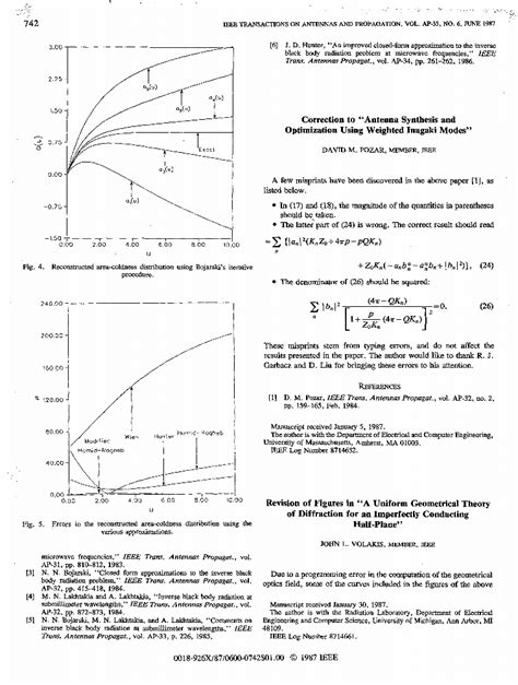 Revision Of Figures In A Uniform Geometrical Theory Of Diffraction For