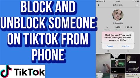 How To Block And Unblock Someone On TikTok From Phone YouTube