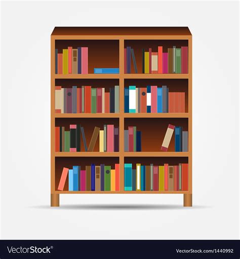 Bookshelf Vector