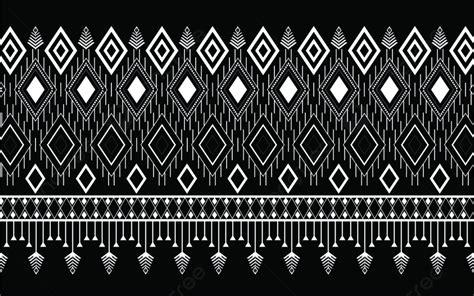 Aztec Print Wallpaper Black And White