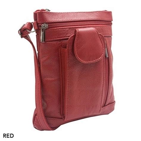 On The Go Soft Leather Crossbody Bag 9 Styles