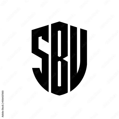 Sbv Letter Logo Design Sbv Modern Letter Logo With Black Background