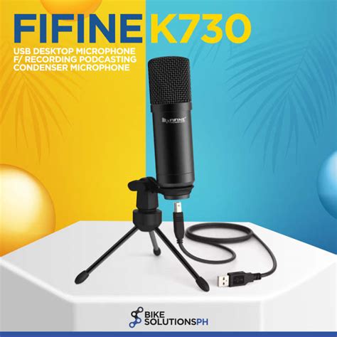 Fifine K730 USB Desktop Microphone F/ Recording Podcasting Condenser ...