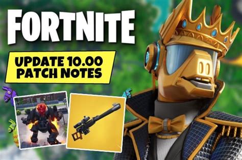 Fortnite Update Time Today Patch Notes Now Live New Sniper Rifle