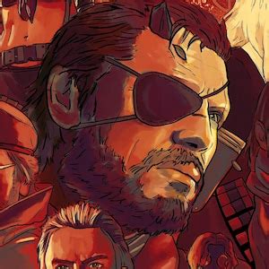 Metal Gear Solid V Characters Illustration, A4 Print - Etsy