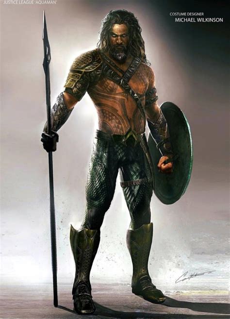 Justice League Concept Art Of Aquaman I Really Wish They Had Gone With This Look Because This