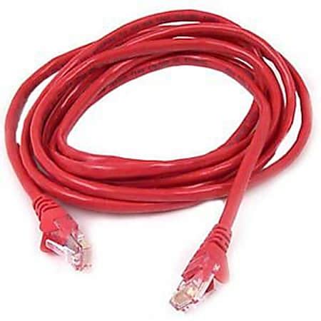 Belkin 900 Series Cat 6 UTP Patch Cable RJ 45 Male RJ 45 Male 12ft Red