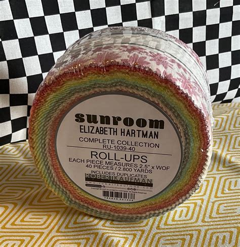 Sunroom Roll Upjelly Roll 40pkg By Elizabeth Hartman For Robert