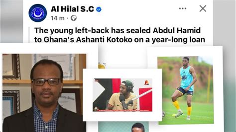 Sudan Journalist Speaks On New Kotoko Player Abdul Hamid Players