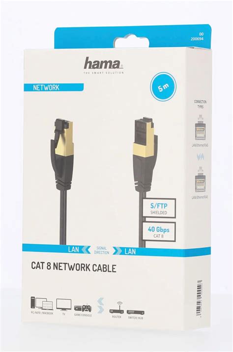 Hama Verkkokaapeli Cat S Ftp Suojattu Gbit S Halogeeniton