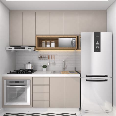 Cozinha Em Apartamento Pequeno - Cozinha planejada apartamento pequeno | Cozinha de uma parede, Moveis ...