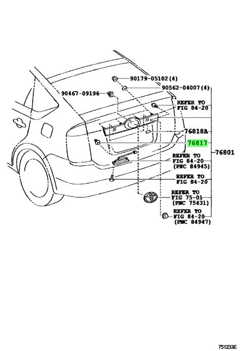 Buy Genuine Toyota Clip Back Door Outside