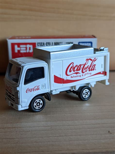 Tomica Tomika Takara Tomy Reguler Coca Cola Route Truck Putih On