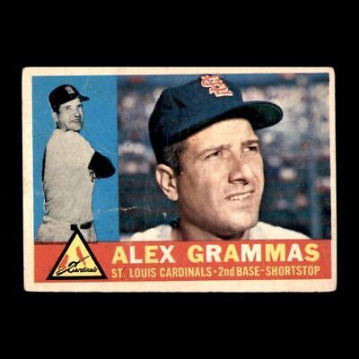 Alex Grammas Topps St Louis Cardinals Vintage Set Filler Ebay