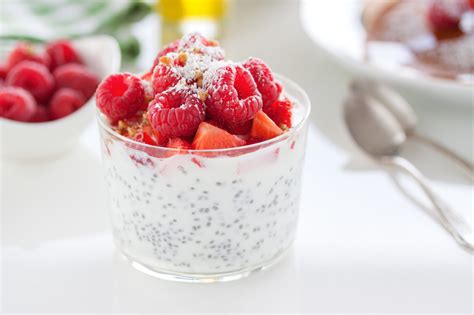 Pudding De Chia Et Fruits Rouges Recette Sport