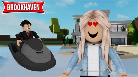 A Interesseira Do Novo Jet Ski No Brookhaven Rp Roblox Youtube