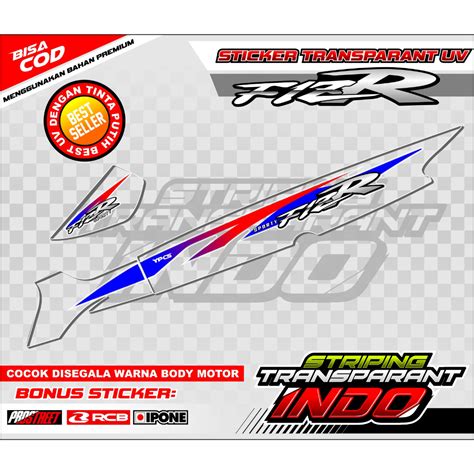 Jual Striping Variasi Fiz R Transparan Uv Sticker List Motor Yamaha