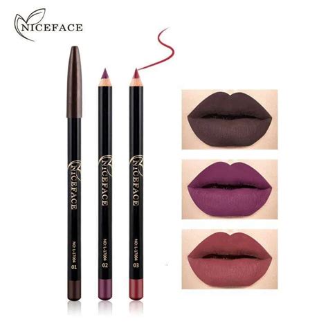 Matte Lip Liner Pencils Nude Waterproof Long Lasting Lip Makeup