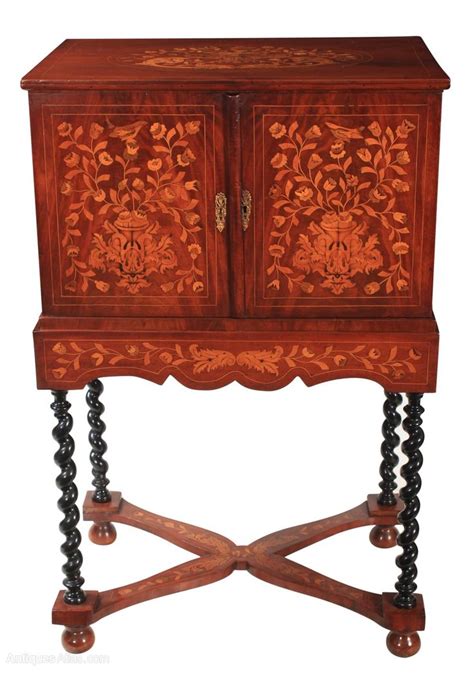 Dutch Marquetry Cabinet On Stand - Antiques Atlas | Antique cabinets, Vintage furniture, Cabinet ...