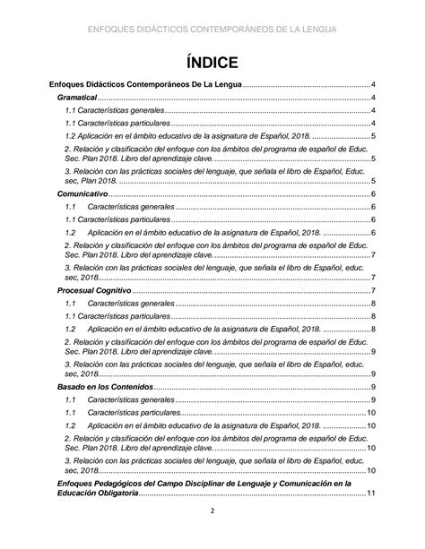 Solution Enfoques Did Cticos Contempor Neos De La Lengua Studypool